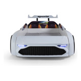 Cama Infantil Forma De Carro , Jakosc , Aston Blanco