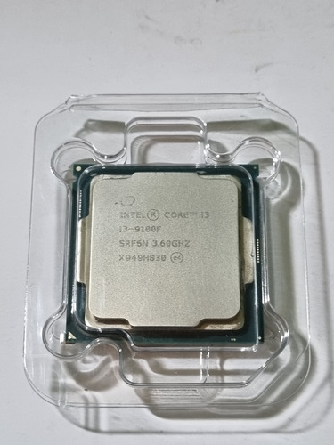 Procesador Intel Core I3 9100f Usado