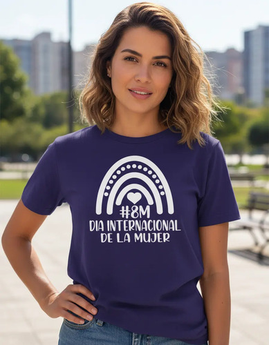 Playera Feminista Morada Dia Internacional De La Mujer, 8m