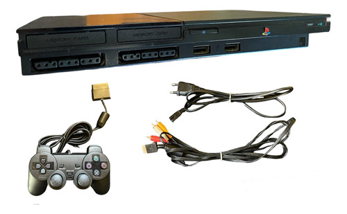 Playstation 2 Slim Completo Perfeito Funcionando + Garantia 