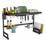 Secaplatos Escurridor 85cm Cubiertos Rack Bacha Organizador!