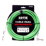 Kotik Cable Para Instrumento Flexi 6m L Verde