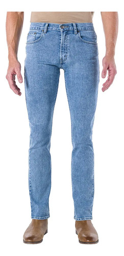Jeans Oggi Vaxter Hombre Azul Claro Slim Straight | Envío gratis