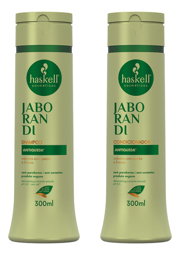 Jaborandi Antiqueda Haskell Shampoo E Condicionador 300ml