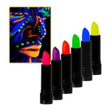 Pack 6 Labiales Neón Fluorescente Colores Surtidos