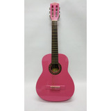 Guitarra Criolla Gracia Mini Niño De Estudio Color Rosa