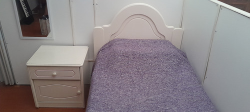 Juego De Dormitorio Juvenil, Cama, Mesita De Luz Y Tocador,