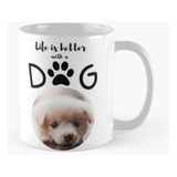 Taza Almohada O Taza Personalizada Con Foto De Perro La Vida