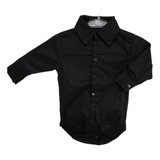 Roupa Bebe Menino Camisa Body Preta Mundo Bita Mangalonga