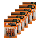 Pack 10x4 Pilas Baterías De Carbono Doble Aa R6 1.5 Voltios