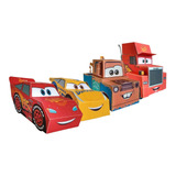 Cars, Armi Toys Kit 4 Piezas Muñecos Armables Cubes