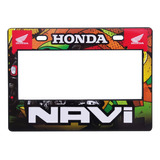 Portaplaca Para Moto Navi Colores 1 Premium 22.5 X 16.3cm