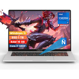 Ultrabook  Gamer  Vsap Win Vnjh1601-3 Plateada 16 , Intel Core I7 13620h  16gb De Ram 1tb Ssd, Nvidia Geforce Mx550 60 Hz 1920x1080px Windows 11 Pro