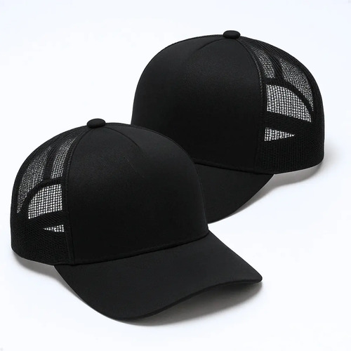 Boné Trucker Preto Liso Aba Curva Barato Simples Rede\u002Ftela | MercadoLivre