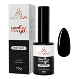 ! Pretinho Esmalte Em Gel Anylovy 10g Cor Pretinho 10g