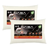 Kit Com 2 Travesseiro Nasa-x 10cm Viscoelástico - Duoflex