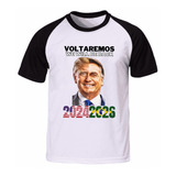 Camiseta Masculina Plus Size Homem Direita Trump Bolsonaro