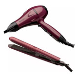 Combo Secador De Pelo Y Planchita Revlon Rvdr5230la2a