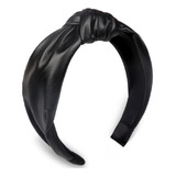 Huachi Diademas Anudadas Para Mujer, Color Negro, Diademas D