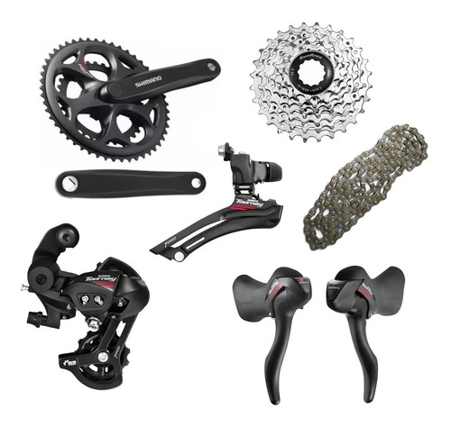 Kit Realação Bike Speed Caloi 10 Shimano Tourney 14v - 6pç