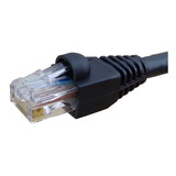 Cabo De Internet Cat6 Furukawa 5m Cabo Rede Ethernet Preto