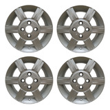 Combo X4 Llantas R14 Ford Ka Original Gris Plata (4x108)