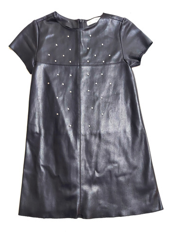 Vestido Zara De Cuero Niñas Talle 11-12 152 Cm