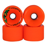 Rodas Orangatang Durian 75mm 80a Laranja - Longboard Skate