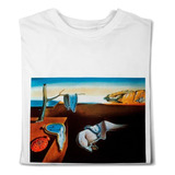 Camiseta Camisa Salvador Dalí A Persistência Da Memória Arte