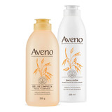 Aveno Combo Cuidado Básico Facial Y Corporal Piel Sensible