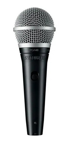 Microfone Shure Pga48-qtr Dinâmico Cardioide De Mão