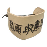 [usada] Pulsera Cuero Bordada Oriental 