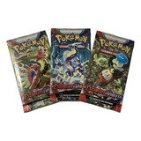 Pack 3 Pacotes Pokémon Tcg - Escarlet & Violet Copag