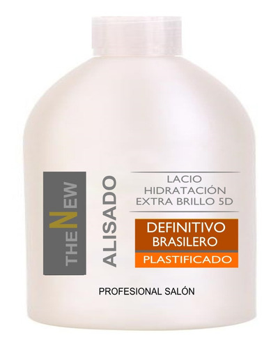 Alisado Definitivo Brasileño Fuerte Plastificado 500 Ml