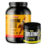 Pack Proteína Vegetal Chocolate.peanut.b + Creatina - Gohard