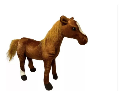 Brinquedo Cavalos De Pelucia Realista Macio Top  