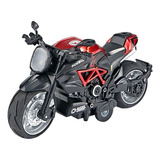 Modelo De Motocicleta Deportiva A Escala 1/12 Diecast Con 