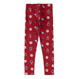 Calça Legging Infantil Feminina Malwee Estampada Em Cotton