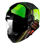 Casco Abatible Para Moto Amarillo Talla Xl Gecko Epic Axxis