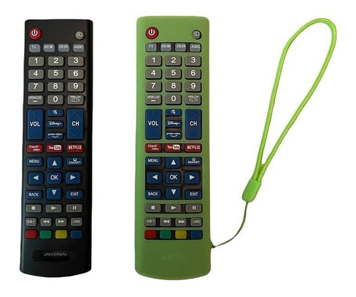 Control 2 En 1 Para Izzi Dish Sky Y Megacable Funda Gratis