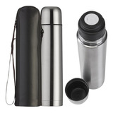 Garrafa Térmica De Inox Para Viagem Água Café 1 Litro