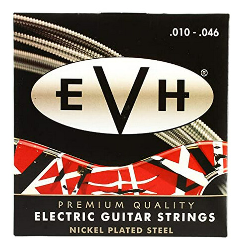 Cuerdas De Guitarra Eléctrica Fender Evh Premium, Niqueladas