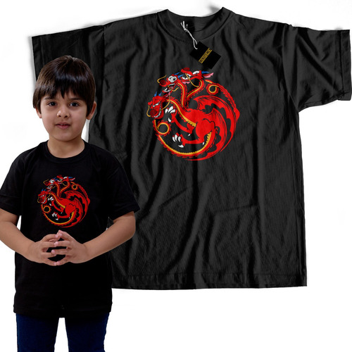 Remera Targaryen / Mushu - House Of The Dragon Got  Hijo