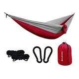 Hamaca Paraguaya Camping Doble Resistente Liviana  + Bolso