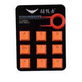 Kit 9 Teclas Keycaps Para Teclados Mecánicos Retroiluminadas