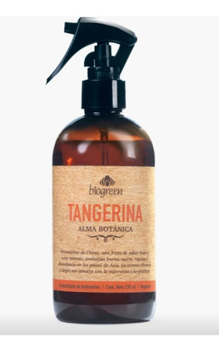 Aromatizante Biogreen Tangerina 330ml Con Gatillo 