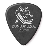 Palheta Dunlop Gator Grip 2mm 12 Unidades