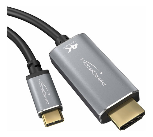 Kabeldirekt - 2mt - Usb-c A Hdmi Adaptador And Cable (up A