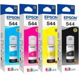 Combo Tinta Original Epson 4x65ml T544 L3110 L4150 L1455