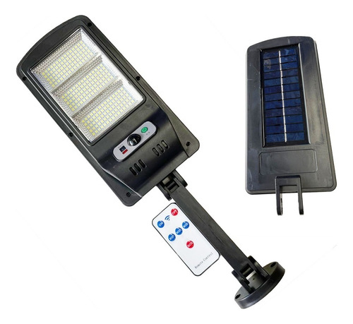 Foco Solar Led Con Sensor De Movimiento, Soporte Y Control